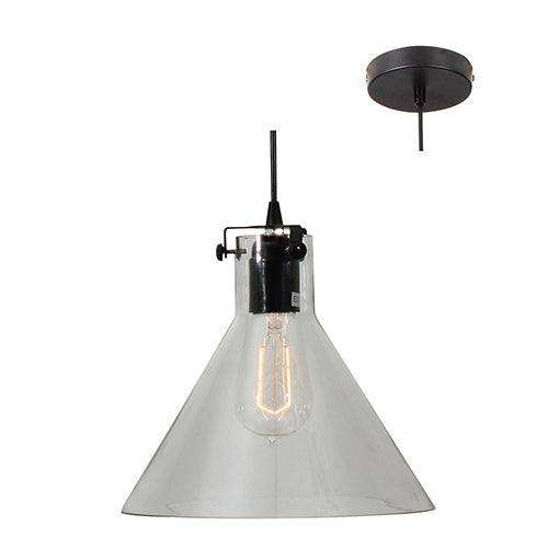 Funnello Pendant 240mm Clear Glass