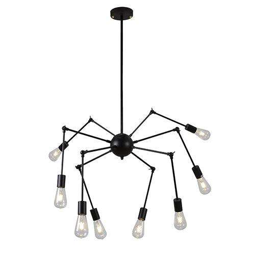 Spider 8 Lt Pendant 900mm Black