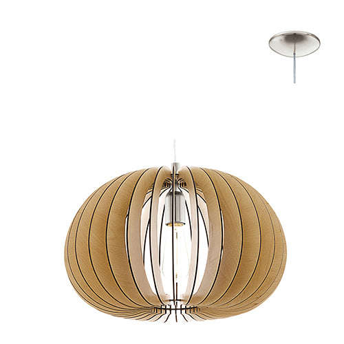 ***Cossano Pendant 465mm Maple