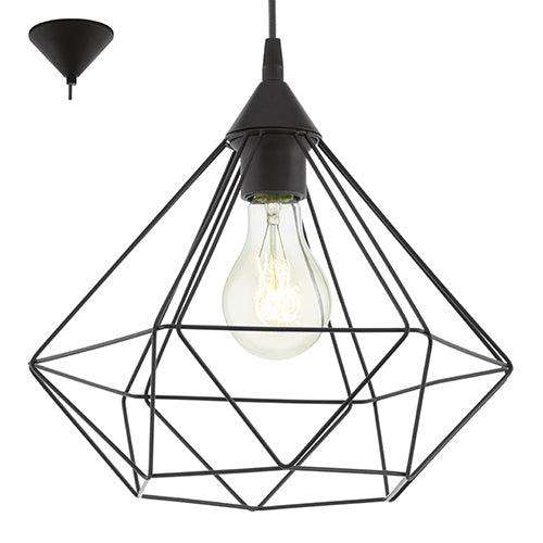 Tarbes Pendant 325mm Black
