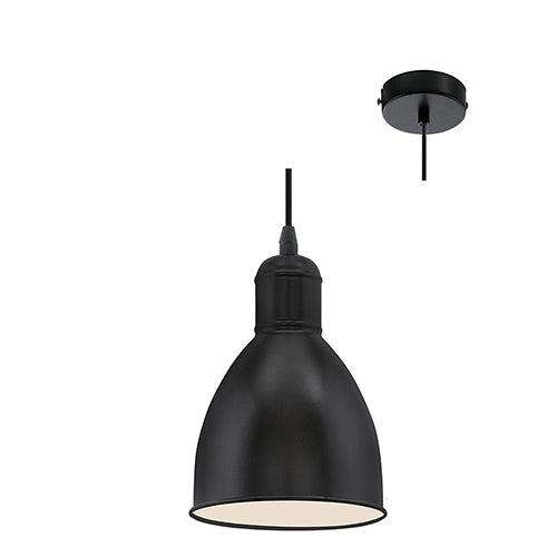 Priddy Pendant 155mm Black/White