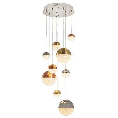 Halola 9 Lt Pendant 450mm Chrome