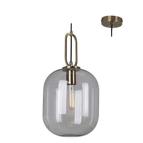 Hallstat Pendant 250mm Clear Glass