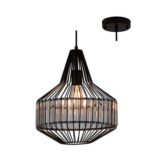 Loren Pendant 320mm Black