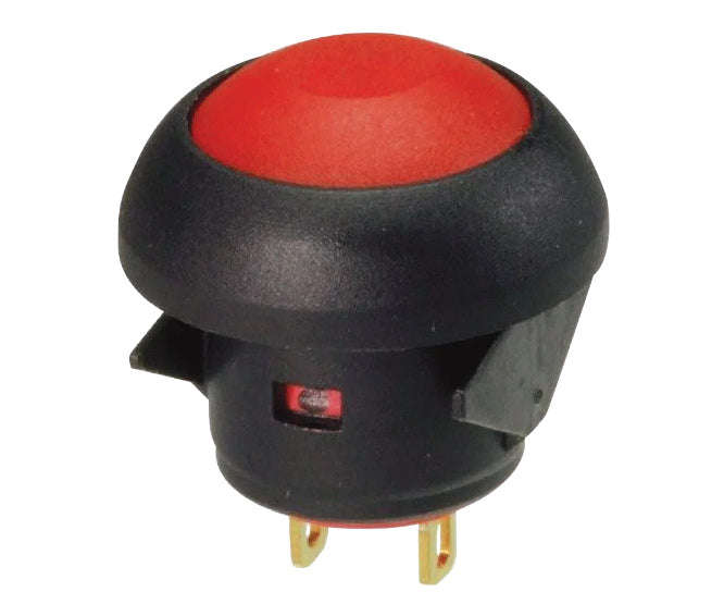 Push Button Switch N.O. Spst Red Quick Connect D=17.5 Pas6 B1 M1 Cesx