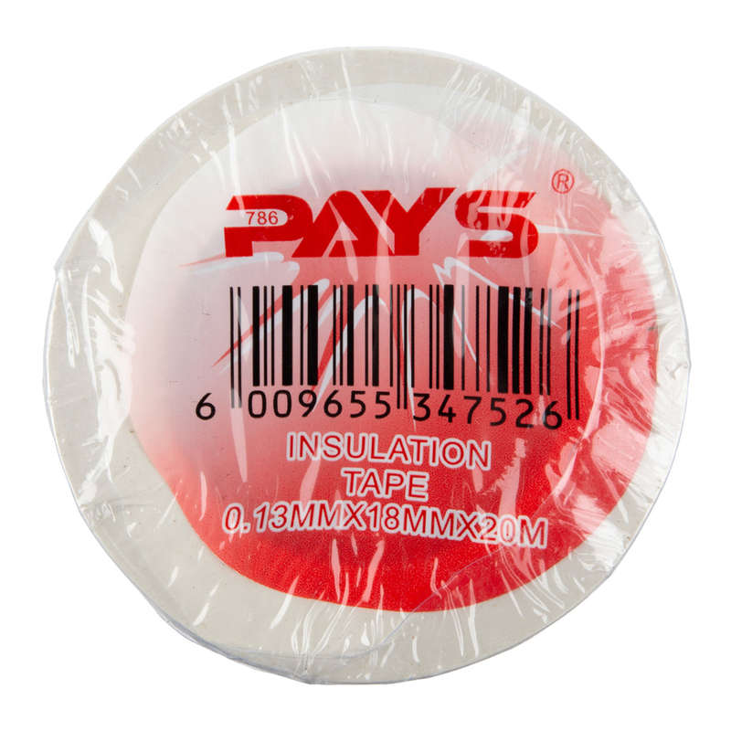 Pays Insulation Tape 10 Pack 20 M White