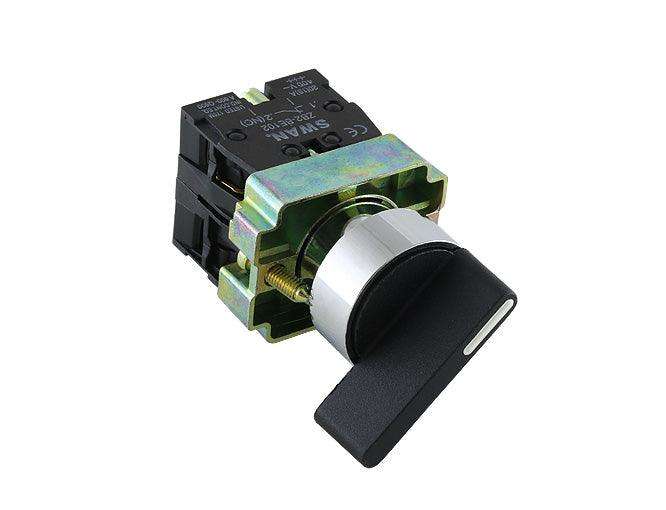 Switch Selector Long 2 Pos Spring Ret R L No + Nc Pb Adp2 Bj45