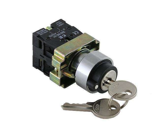 Switch Key 2 Pos Maintained Left N/O N/C Pb Adp2 Bg65