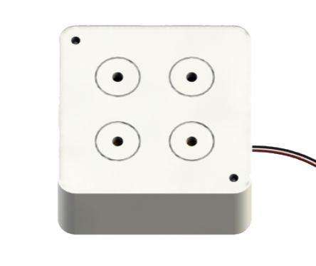 Piezo Siren Dual Tone 12 Vdc 105.5x105.5 Pb10610645 Tcc12 W