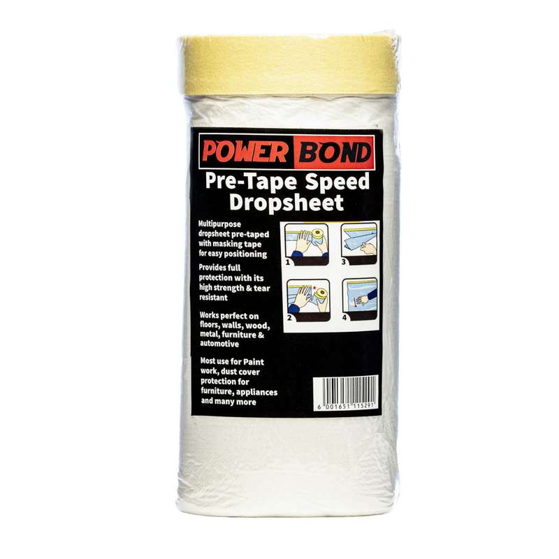 Powerbond Pre Tape Drop Sheet 1.1 Mx30 M
