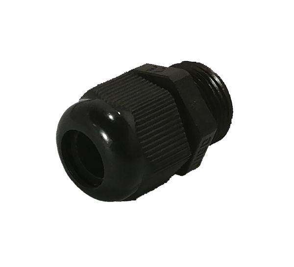 Black Compression Gland Ph=20mm Cab=6 12mm No Nut ***** Pg13.5 Black