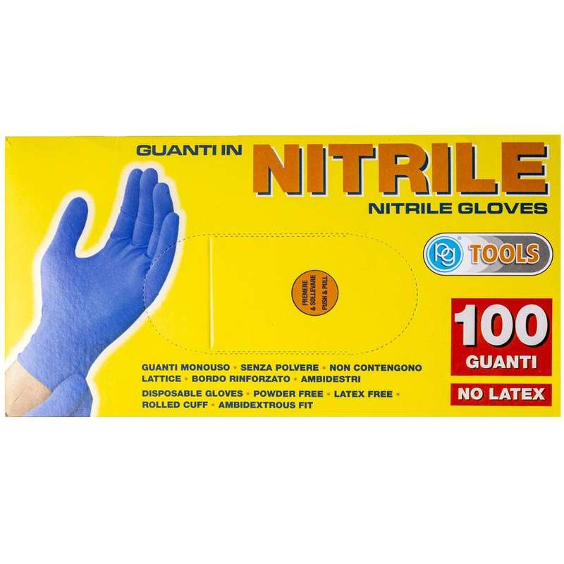 Nitrile Gloves Medium X100 Pce ( X50 Pairs )