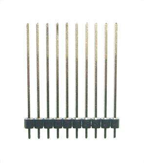 Header Sil Str 10 Pins P=2.54 Th=31 Pl2525 G01 25.5/3.0 110