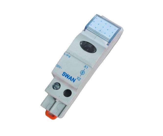 230 Vac Single Phase Indicator 18mm Blue Din Mount Pl 1 P Blue 230 V