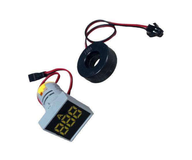 Ammeter Pilot Light Square Yellow Pl Ammeter Sq Y
