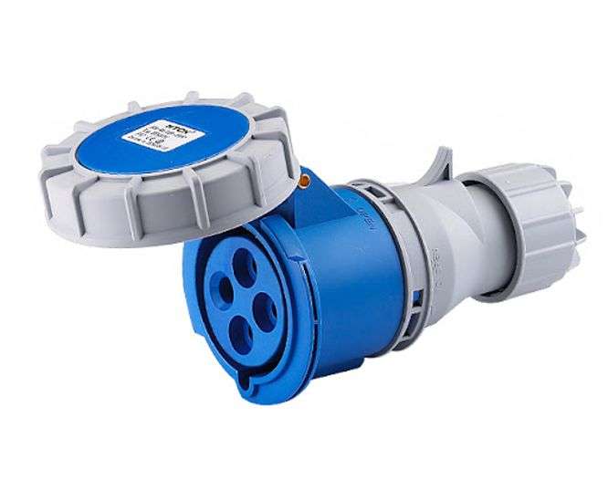 Industrial Plugtop Connector 125 A 3 P + E 250 V Ip67 Ips Ce 2432