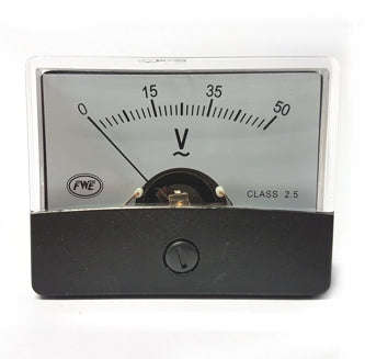 Voltmeter 50 Vac F=60x45 Ph38 Pm 2 Ac50 V