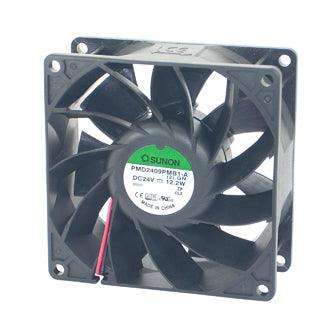 24 Vdc Axial Fan 92sqx38mm Bal 120 Cfm Lead Pmd2409 Pmb1 A(2).Gn *D*