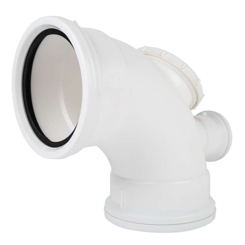 Polyprop Bend Vent Horn 90 Deg Sv I.E 110 Mm Satas