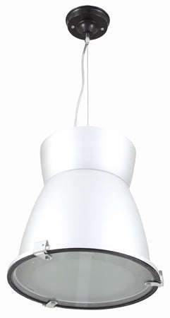 ***Alu High Bay Silver Centr Frost Glass Ex 1x E40 150 W