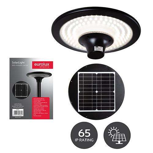 Solar Sensor Light Black Led 2300lm 4000 K