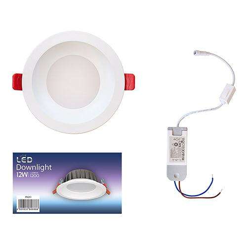 Downlight Ivory White Led 12w Cct & Triac Dimmable