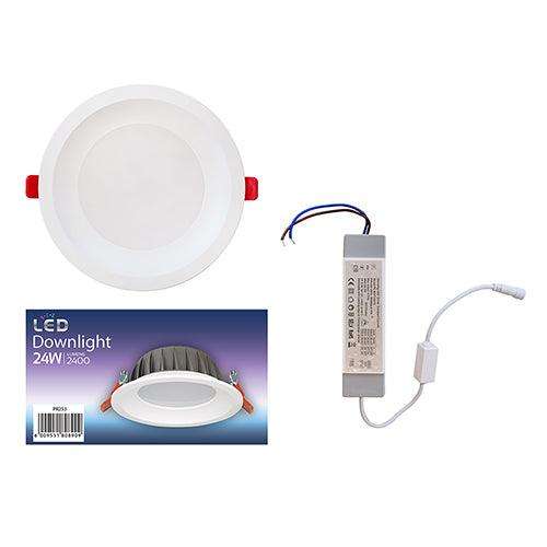 Downlight Ivory White Led 24w Cct & Triac Dimmable