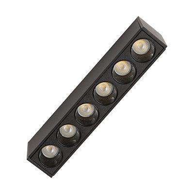 Magnetic Track Spotlight Led 6x1w Black 3000 K Dimmable