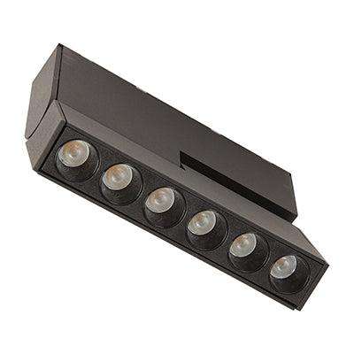 Magnetic Track Spotlight Led 6x1w Black 3000 K Dimmable