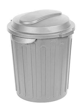 Refuse Bin Round 60 L Silver Pride Xxx