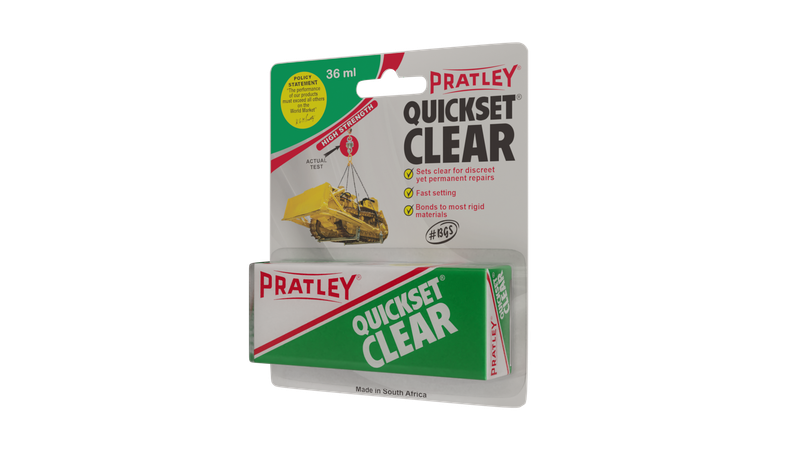 Pratley Glue Quickset Clear 36 Ml A