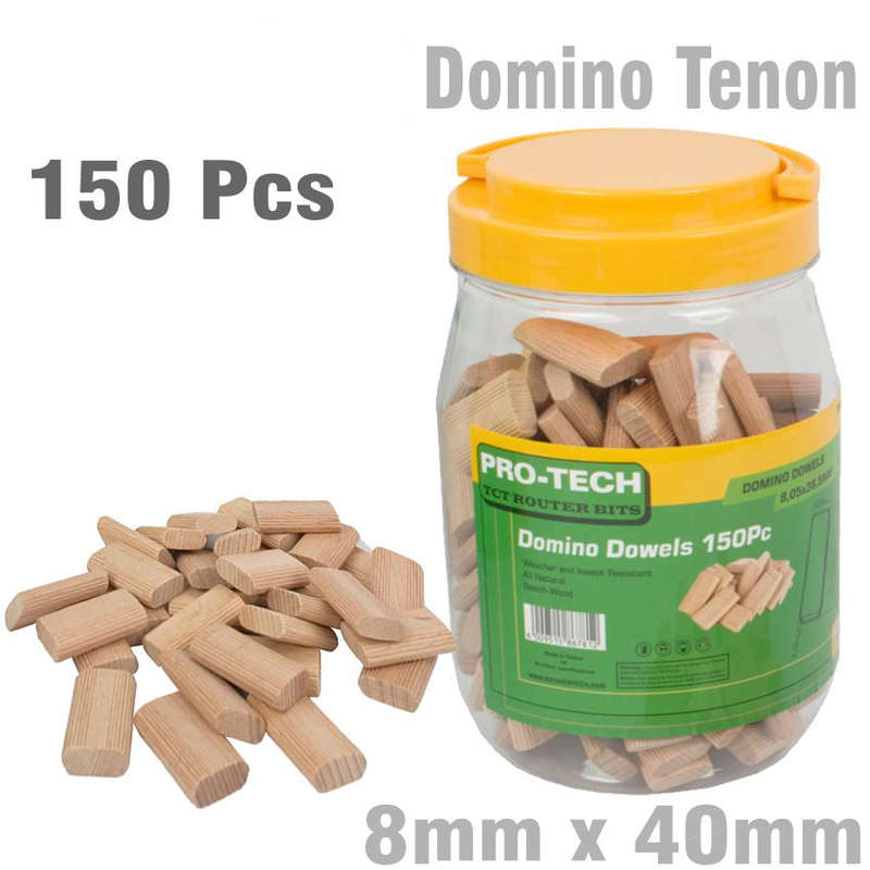 Domino Tenon 8 X40 Mm 50 Pc Pack Beech Wood