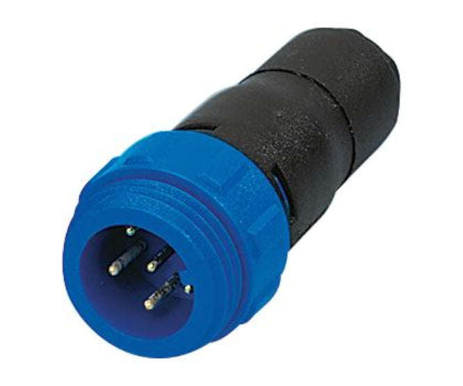 Cable Mount Circular Connector Plug 4 W 5 A Px0411/04 P/6570