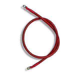 95mm2 3/0 AWG Battery Cable 80CM Red With 8mm Ring Lugs Double Sided