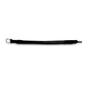 16mm2 5 AWG DC Battery Cable 40CM Black With 10mm Ring and Pin Lugs