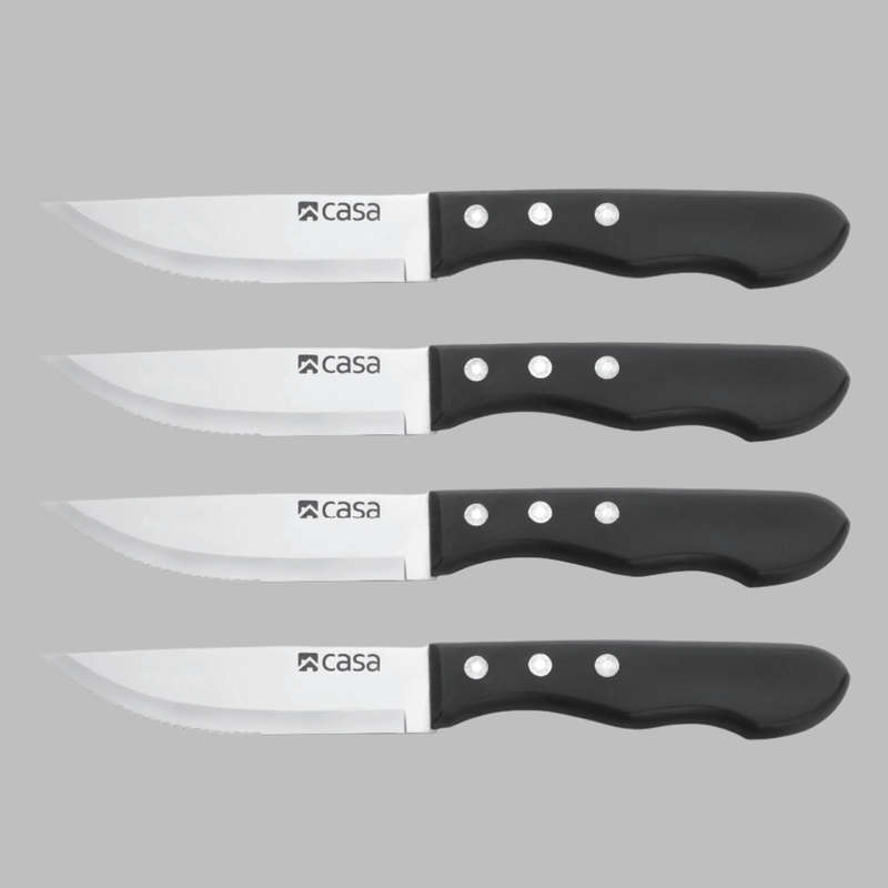 4 Pc Steakhouse Knife Set Lazio