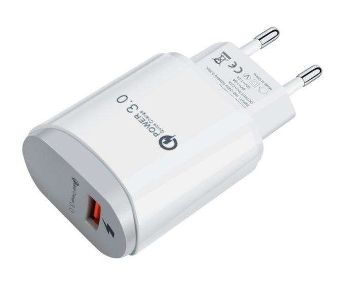 Power Supply / Usb Charger Q3 W/M I=220 O=5 V @ 3 A Wc048 Eu Wt