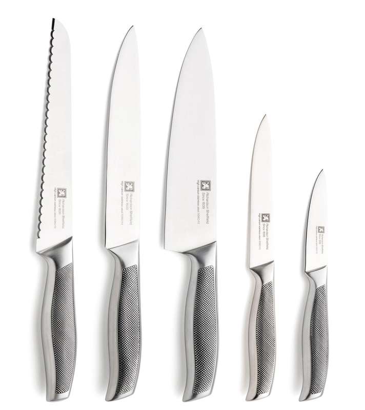 R166 R&S Sense 5 Pce Knife Blk