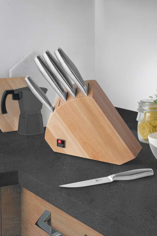 R166 R&S Sense 5 Pce Knife Blk