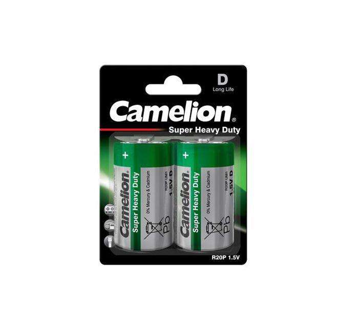 R20=D=Battery 1.5 V Zinc Chloride Green 2/Pack R20 P Bp2 G