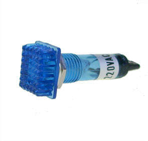 Lamp Neon 220 Vac D=10mm Sq Blu R761 Bl