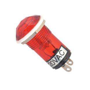 Lamp Neon 220 Vac D=15mm Red R768 Rd
