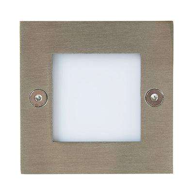 Foot Light Outdoor Recess Plain S/Steel Led 1x2w