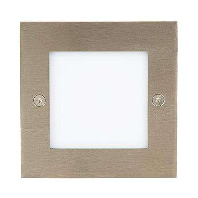 Foot Light Outdoor Recess Plain S/Steel Led 2.85w