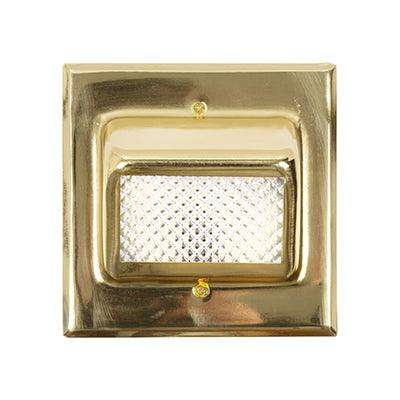***Foot Light Indoor Recess Satin Brass