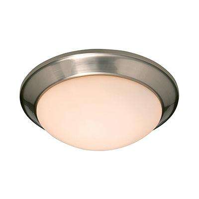 ***Bevel Ceiling Light Satin Chrome E27 2x60w