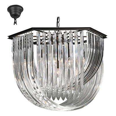 ***Exclusive Crystal Pendant E14 6x40w
