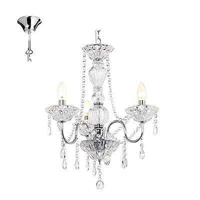 Panache Chandelier Chrome E14 3x40w