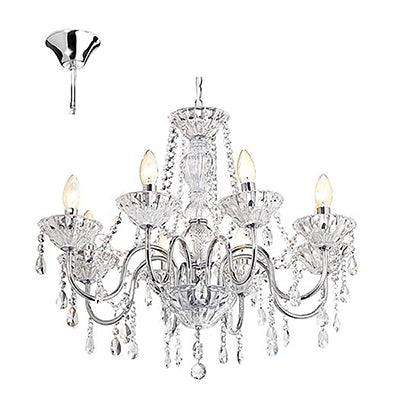 Panache Chandelier Chrome E14 8x40w