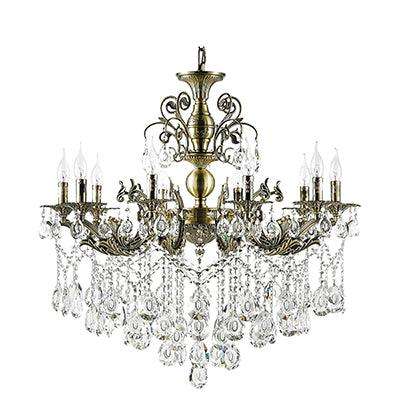 ***Barry Chandelier Antique Bronze E14 10x40w